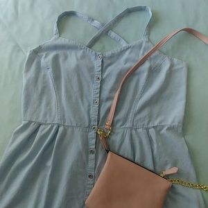 Old Navy Denim/Chambray Button Down Dress 👗